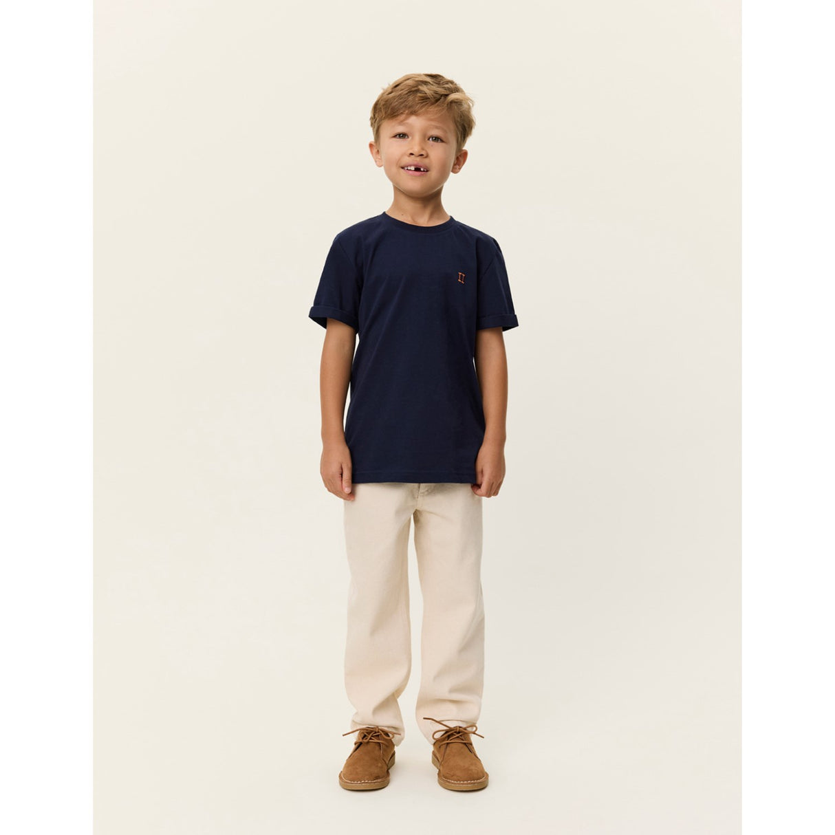 Les Deux Kids Dark Navy Norregaard T-Shirt
