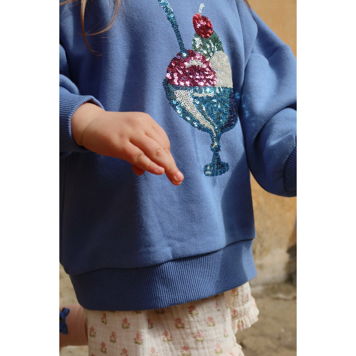 Konges Sløjd Colony Blue Loumilla Sweatshirt Ocs