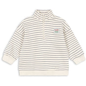 Konges Sløjd Flintstone Stripe Lou Stripe Half Zip Sweat Ocs