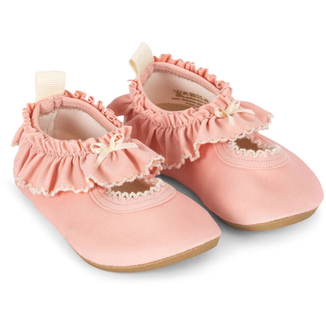 Konges Sløjd Powder Pink Kitty Flæse Badesko