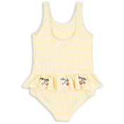 Konges Sløjd Banana Almond Check Etta Badedragt