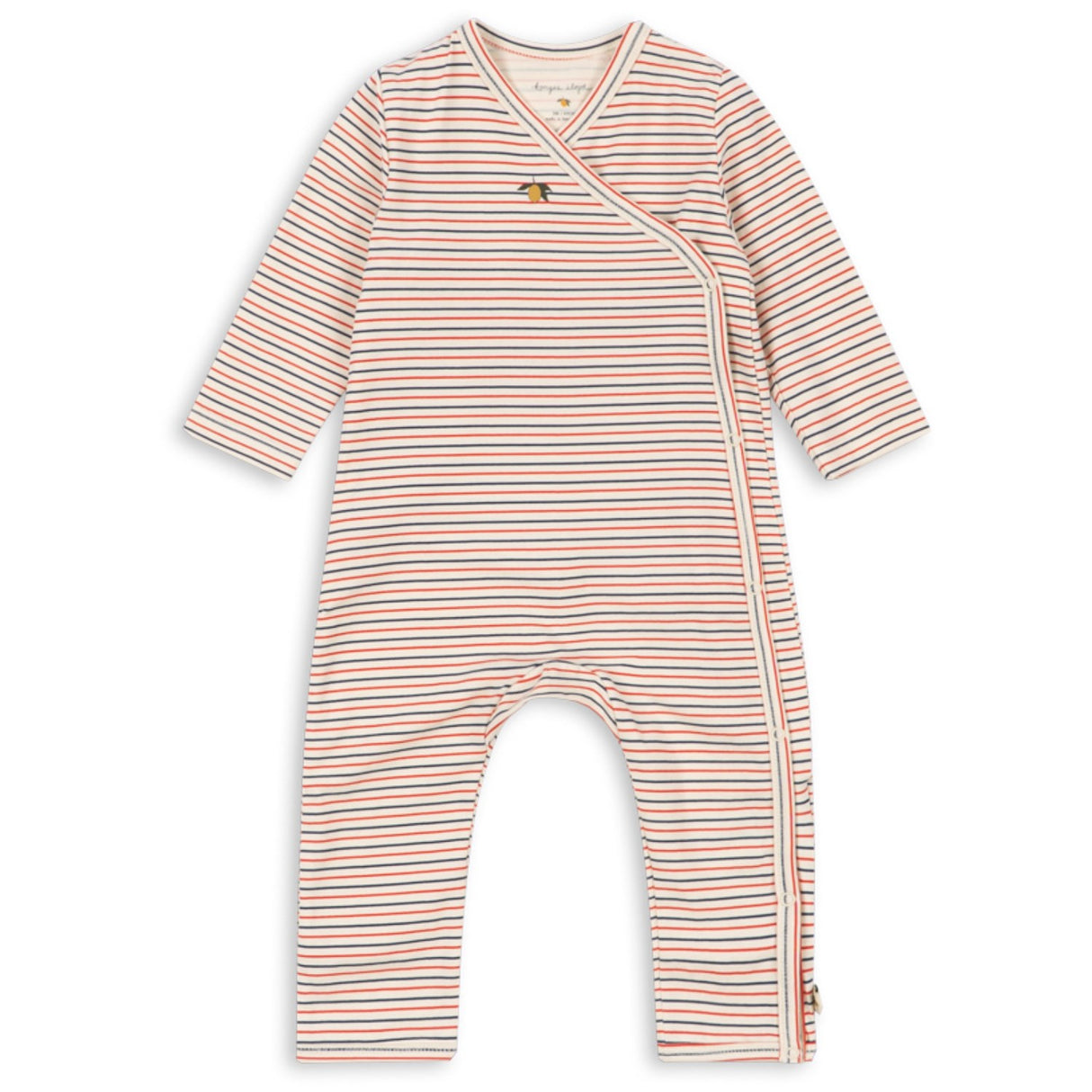 Konges Sløjd Stripe Tricolore Petit Basic Newborn Heldragt Gots