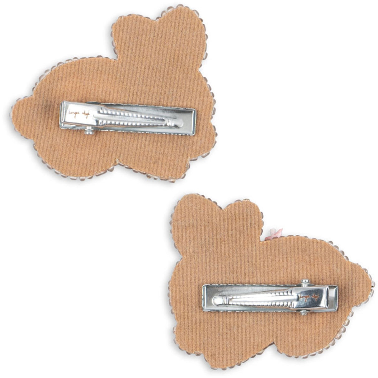 Konges Sløjd Bunny 2 Pak Beaded Bunny Hair Clips