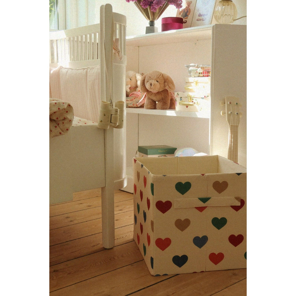 Konges Sløjd Coeur Coloré Stof Opbevaring Baskets 2 Pcs