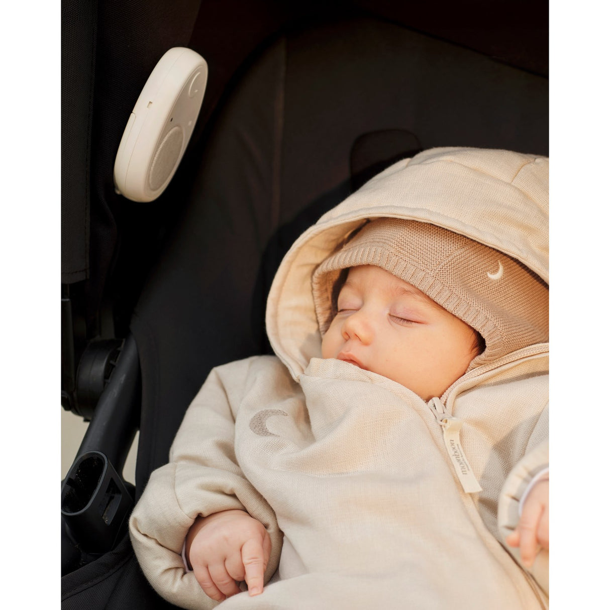 Moonboon Cream White Baby Alarm