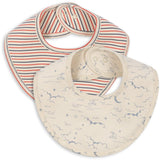 Konges Sløjd Stripe Tricolore Petit/Cielo Marino Basic 2 Pak Hagesmække