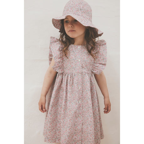 Huttelihut Plumeria Kjole Ss In Liberty Stof