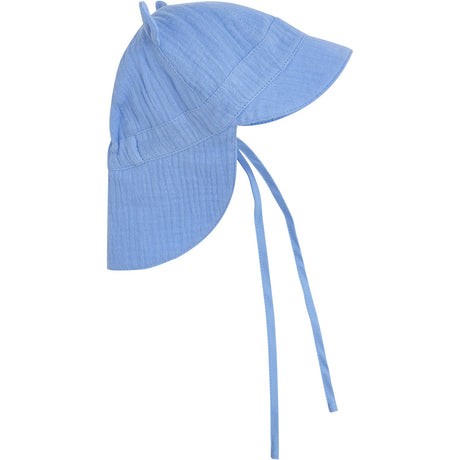 Huttelihut Della Robbia Blue Summer Hue Ears Muslin