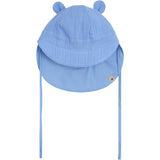 Huttelihut Della Robbia Blue Summer Hue Ears Muslin