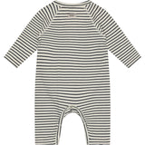 Huttelihut Navy Blazer Romper Ls Yd Stripe