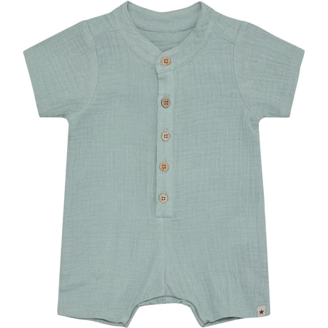 Huttelihut Gray Mist Playsuit Ss Muslin