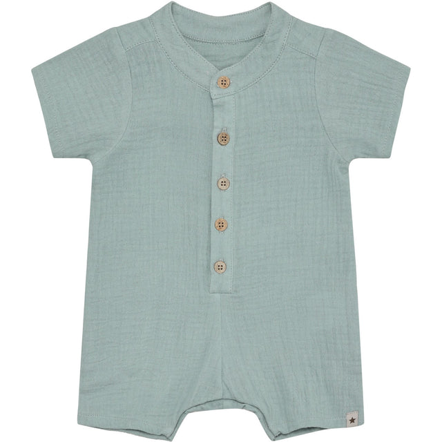 Huttelihut Gray Mist Playsuit Ss Muslin