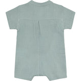 Huttelihut Gray Mist Playsuit Ss Muslin