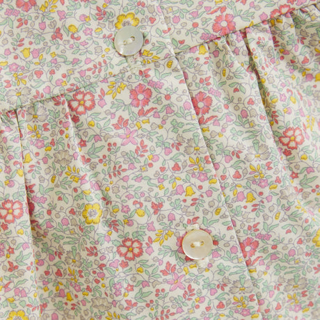 Huttelihut Double Cream Kjole Ss In Liberty Stof