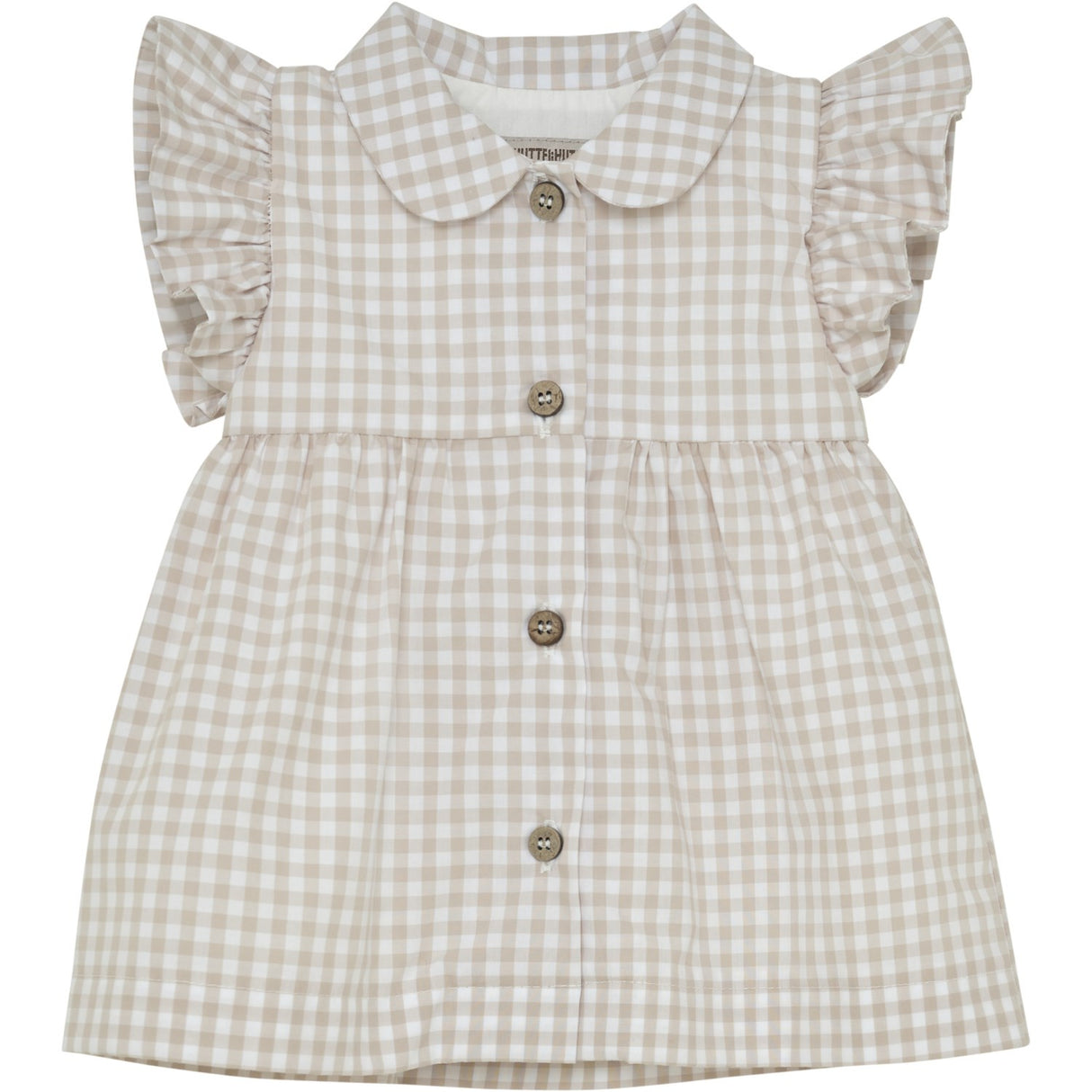 Huttelihut White Pepper Kjole Ss Woven Check