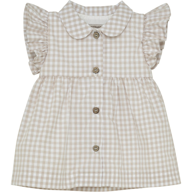 Huttelihut White Pepper Kjole Ss Woven Check