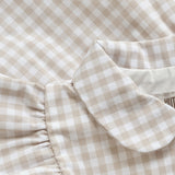 Huttelihut White Pepper Kjole Ss Woven Check