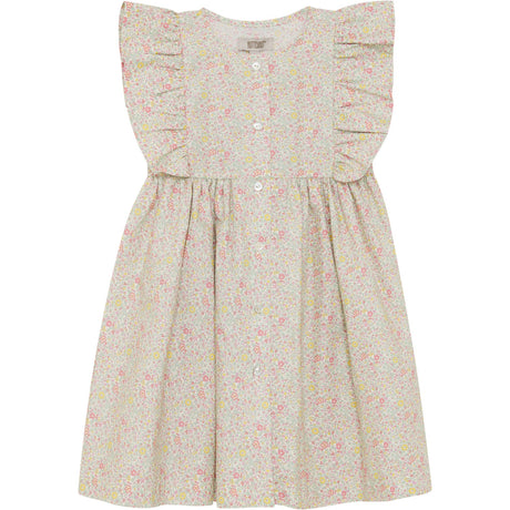 Huttelihut Double Cream Kjole Ss In Liberty Stof