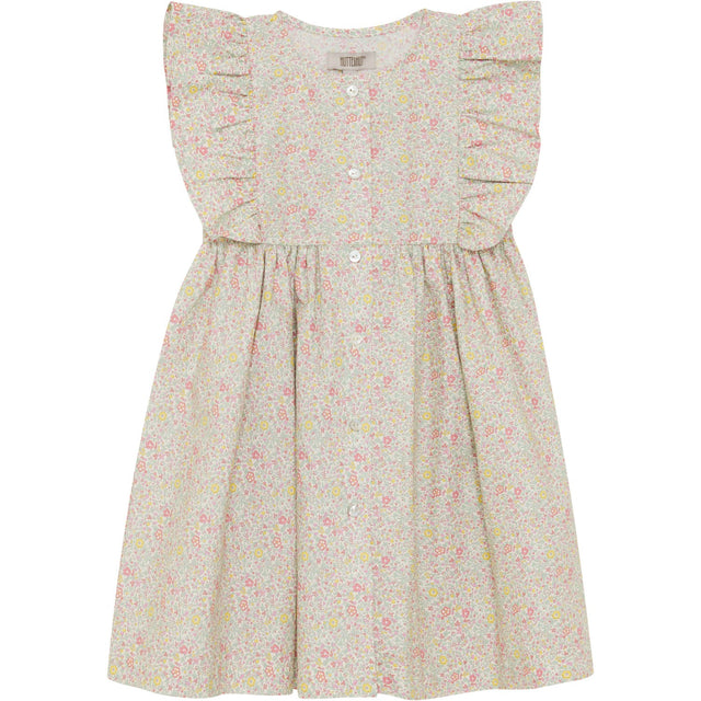 Huttelihut Double Cream Kjole Ss In Liberty Stof