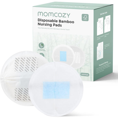 Momcozy Bambus Fiber Disposable Ammeindlæg 120-Pack