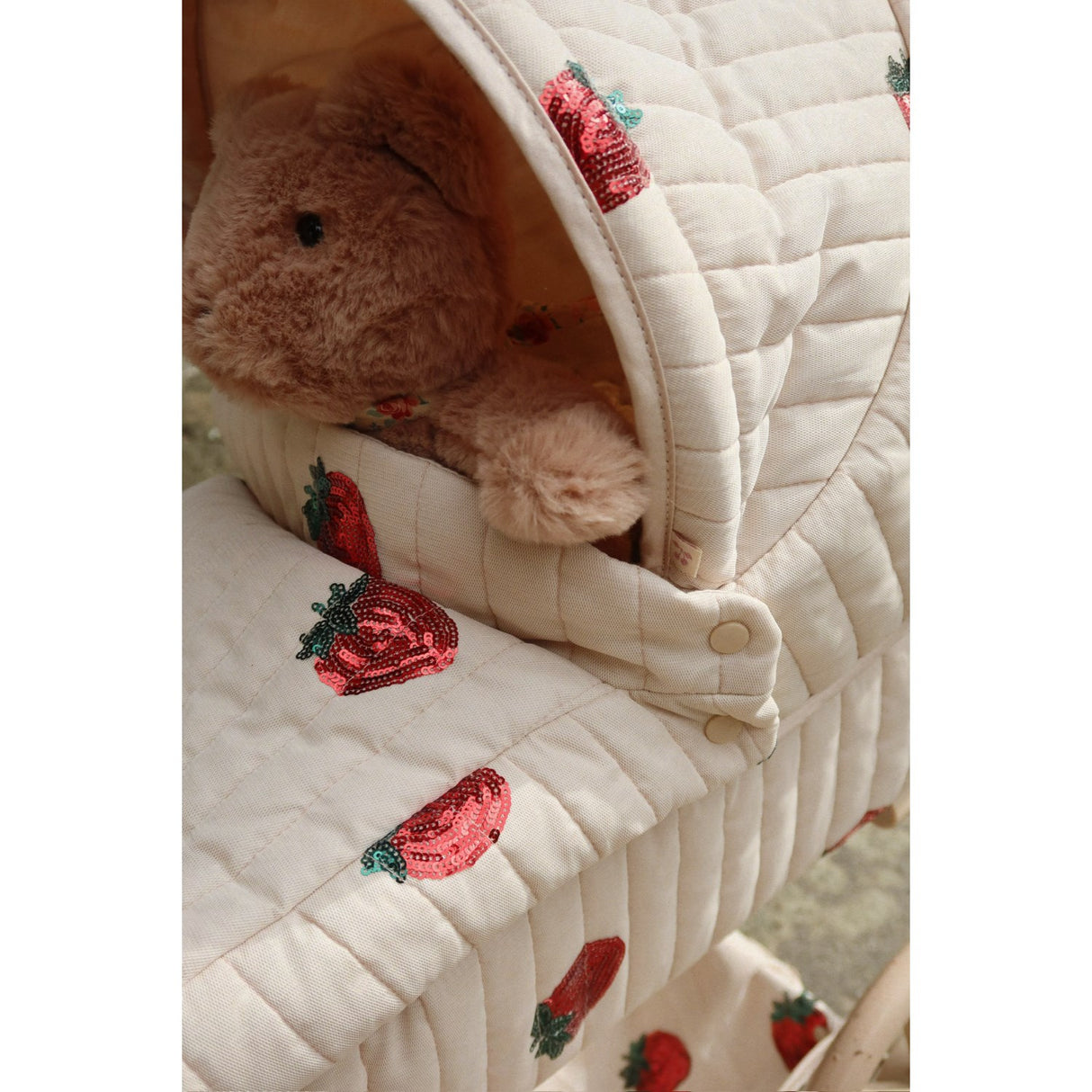 Konges Sløjd Strawberry Minnie Tyl Dukke Klapvogn