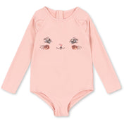 Konges Sløjd Powder Pink Kitty Ls Badedragt Grs