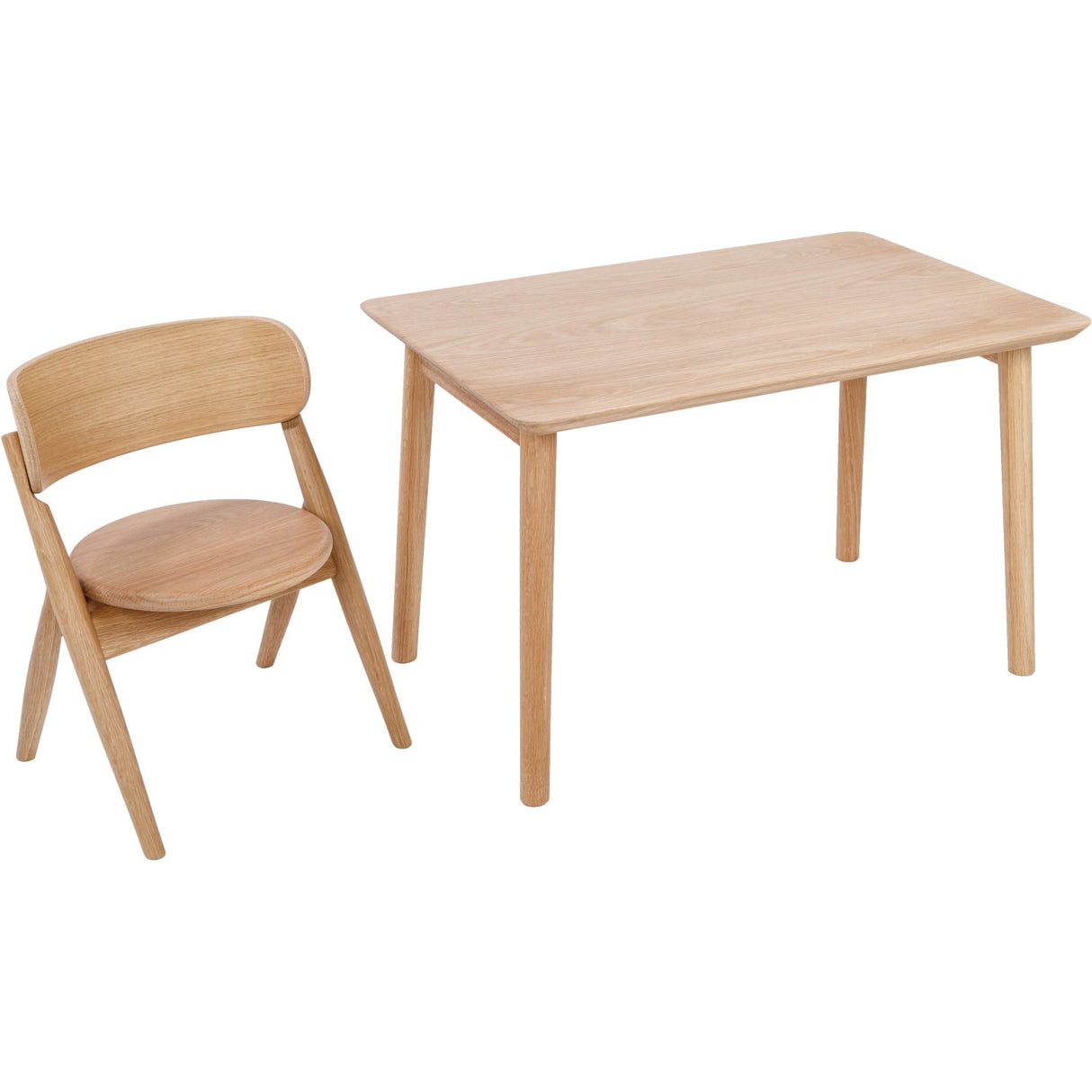 Curve Lab Oak Desk