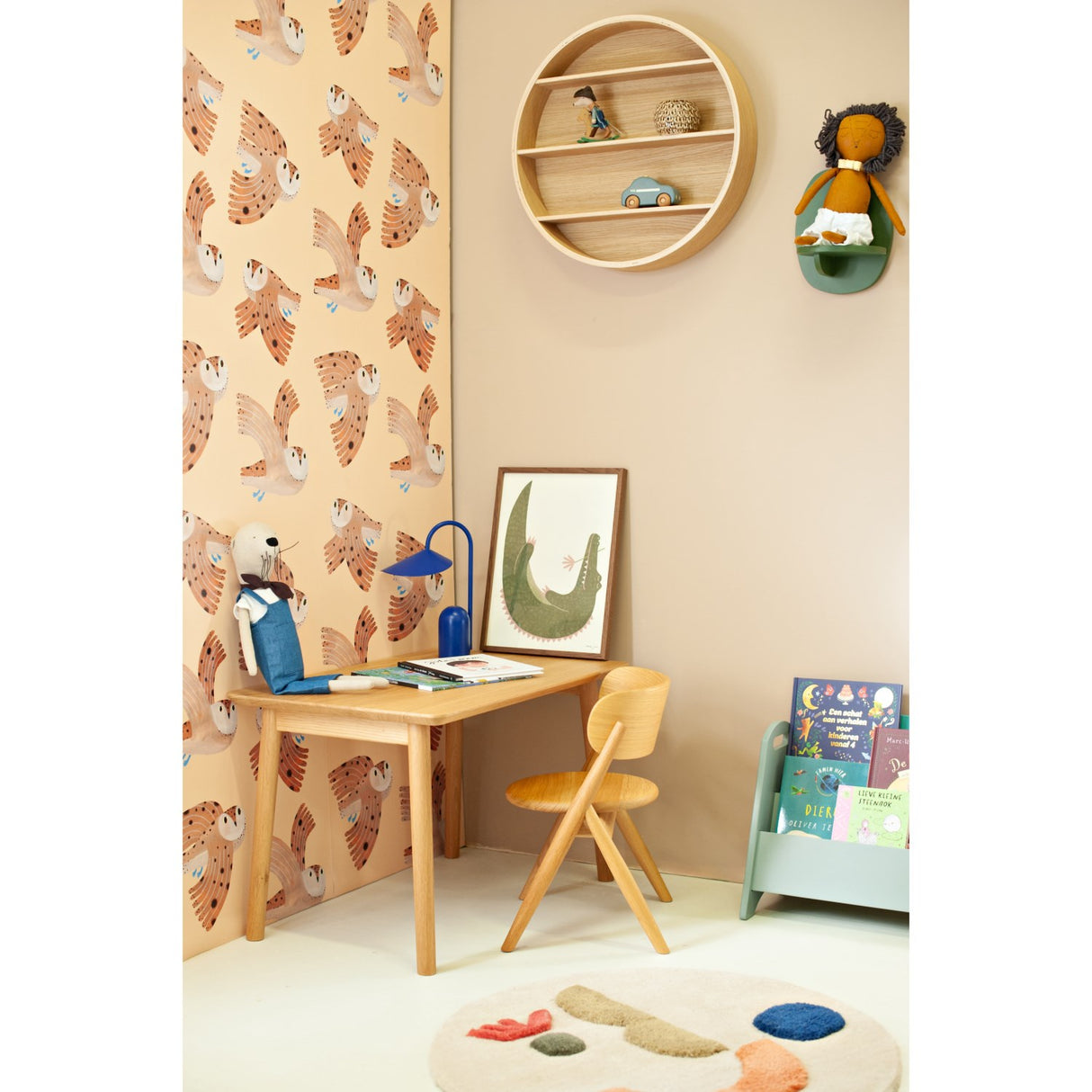 Curve Lab Oak Desk