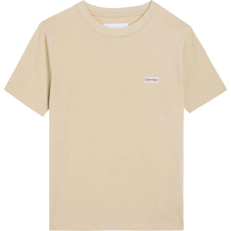 Calvin Klein Oatmeal Logo Label Ss T-Shirt
