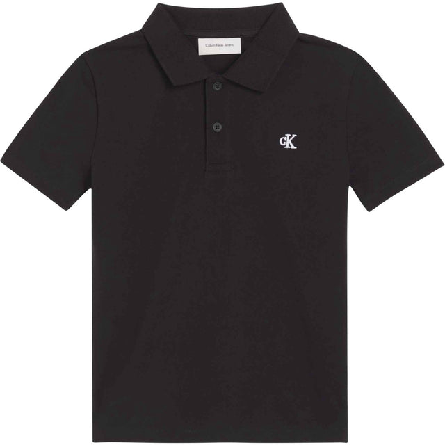 Calvin Klein Black Solid Polo