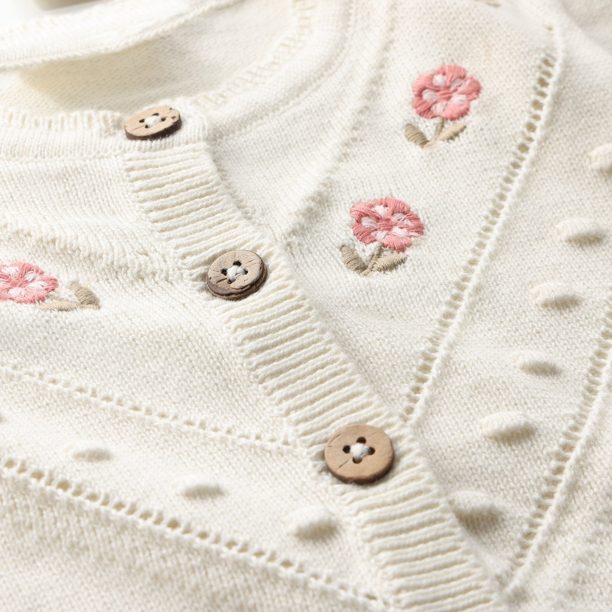Minymo Vanilla Ice Cardigan Strik