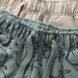 Minymo Lily Pad Sweat Shorts 2-Pak