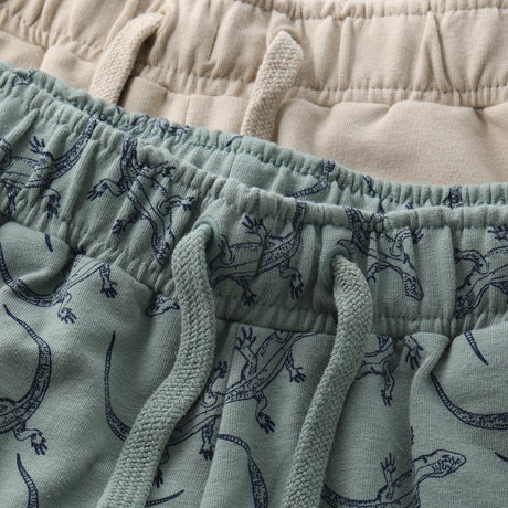 Minymo Lily Pad Sweat Shorts 2-Pak