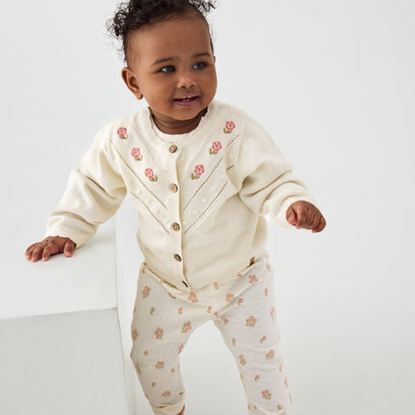 Minymo Vanilla Ice Cardigan Strik