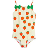 Mini Rodini Off-white Strawberries AOP Bathing Dragt