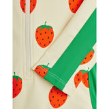 Mini Rodini Off-white Strawberries AOP Ls Uv Badeheldragt