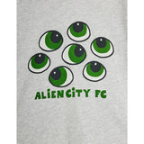 Mini Rodini Grey Melange Eyes Sp Ss Tee