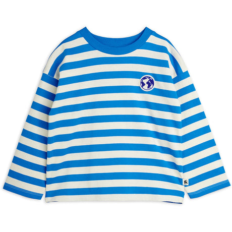 Mini Rodini Blue Earth Yd Stripe Ls Tee