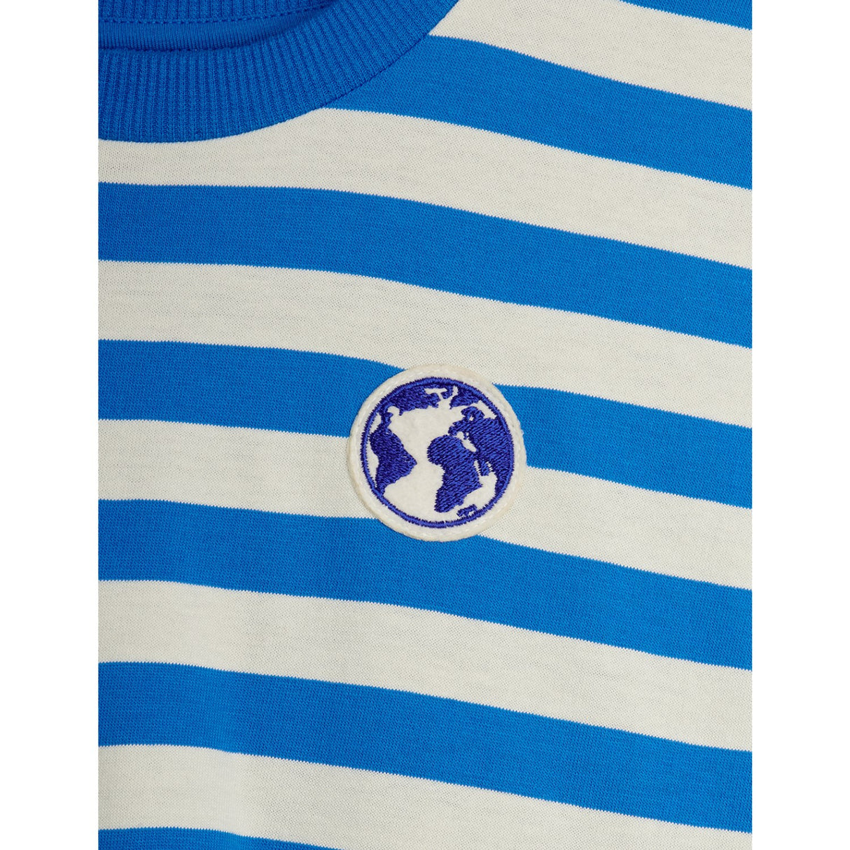 Mini Rodini Blue Earth Yd Stripe Ss Kjole