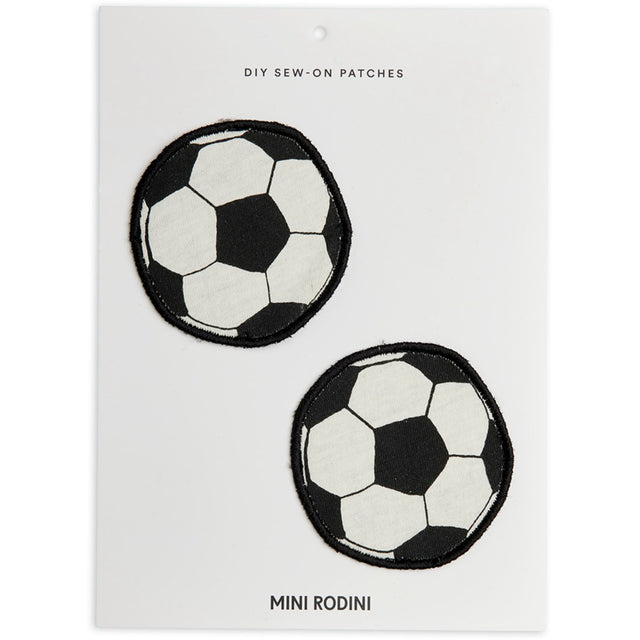 Mini Rodini Off-white Football Diy Sew On Patches