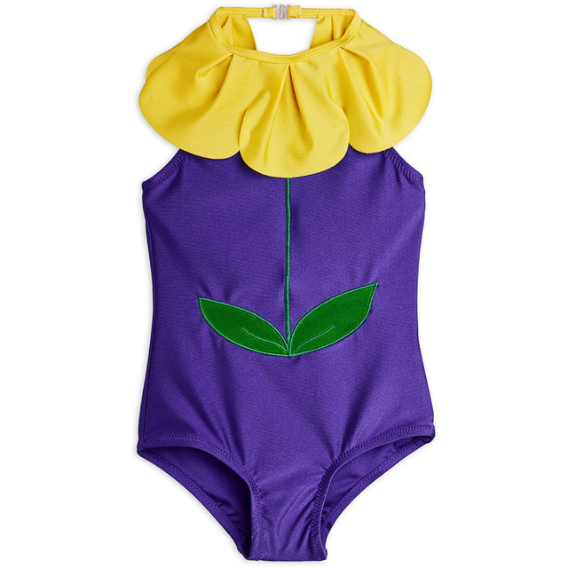 Mini Rodini Purple Flower Halterneck Bathing Dragt