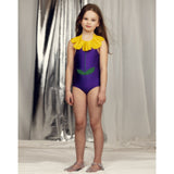 Mini Rodini Purple Flower Halterneck Bathing Dragt