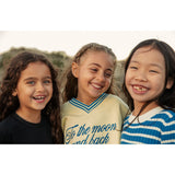 Mini Rodini Yellow To The Moon Emb Sweatshirt