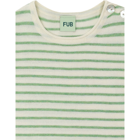 FUB Ecru/Apple Melange Baby SS Body