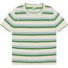 FUB Ecru/Pine Striped T-shirt