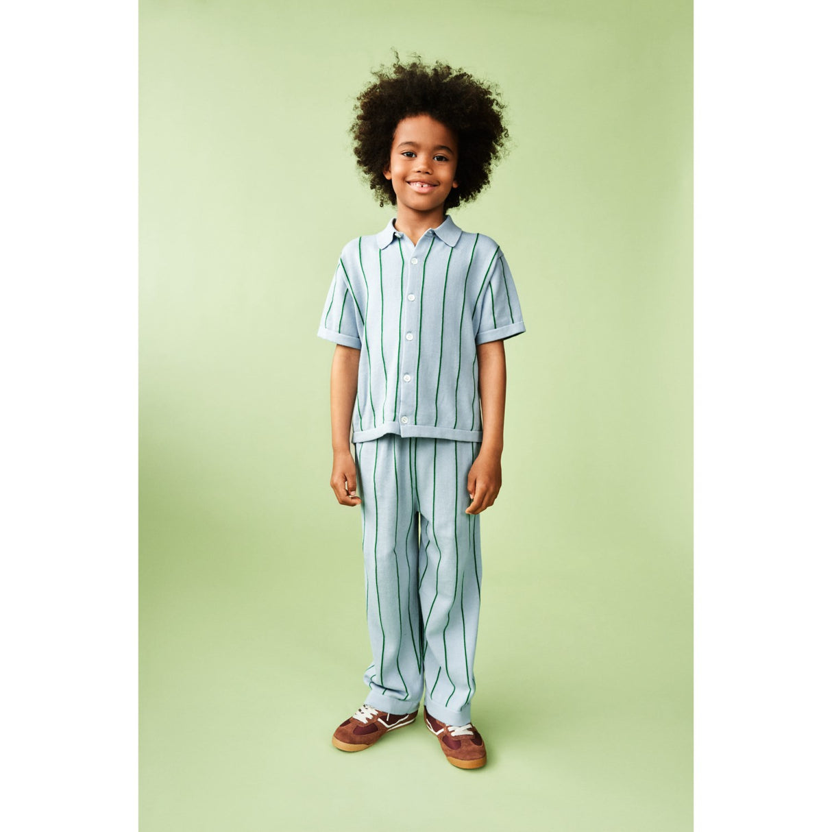 FUB Pale Blue/Pine Skjorte