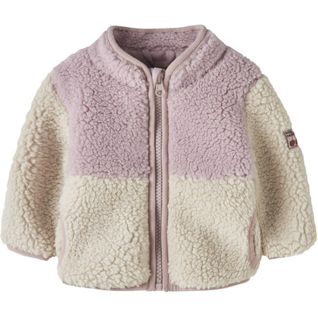Name It Violet Ice Nbfmacey Bamse Jakke Block
