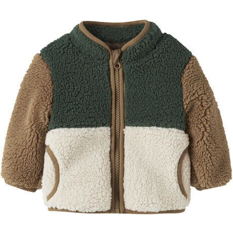 Name It Jungle Green Nbmmacey Bamse Jakke Block