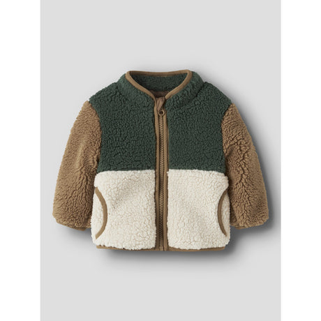 Name It Jungle Green Nbmmacey Bamse Jakke Block