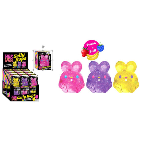NeeDoh Jelly Hops 3 Asst. CDU